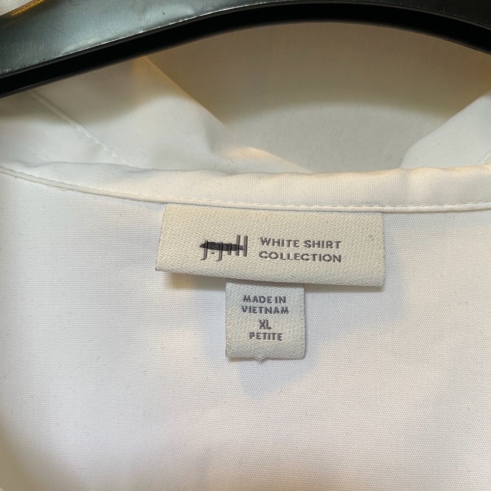 J. Jill White Shirt Collection Button Down Blouse